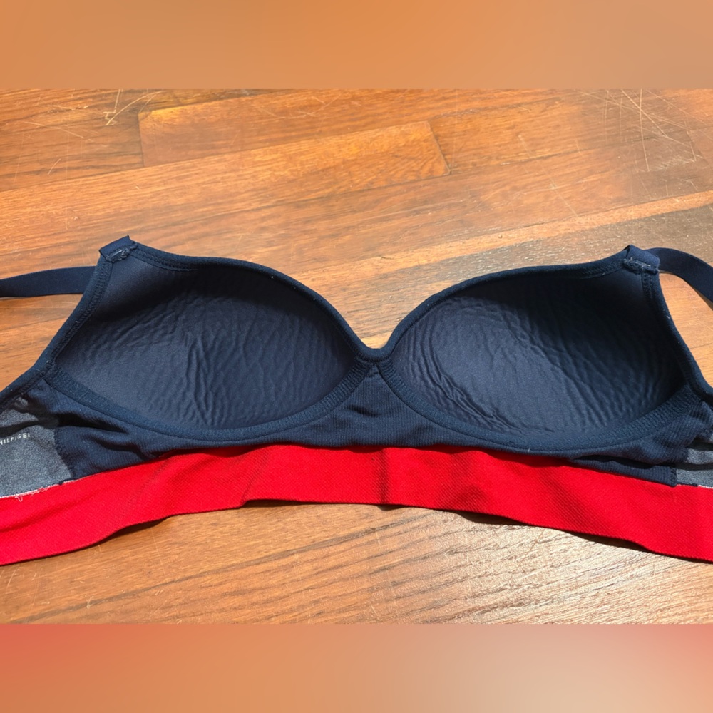 Tommy Hilfiger Navy Blue+Red Bra with Logo - Picture 6 of 6